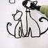 Fantasy Cats Drawing Easydrawing Draw Howtodraw Drawing Cat Catdrawing Art Artist