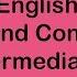 English Listening And Conversation Pre Intermediate Level