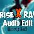 Sunrise X Rave Xantesha X Dxrk Phonk Edit Audio