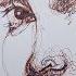 Face Drawing Lesson Line Drawing With A Pen On Paper