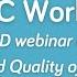 BEREC And OECD Webinar On QoS And QoE Part I 23 June 2020