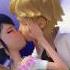 Adrienettes Kiss Miraculous Adrien Marinette Ladybug Catnoir Mlb Mlbb Mlbs5 Shorts Fyp