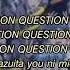 QUESTION Assassination Classroom S2 OP1 Lyrics