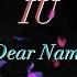 IU 아이유 Dear Name 이름에게 Inst