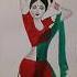 Bongo Nari Drawing Very Easily Beautifulgirl Easyartchannel Acrylicpainting Drawingtutorials