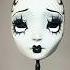 Painting A Betty Boop Pidgin Doll Mask Pidgindoll Dolls Mask Bettyboop Bettyboopmakeup