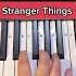 Stranger Things Piano Easy Tutorial Shorts Piano