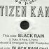 Citizen Kane Blackrain 12 VLS Instrumental 1996 Vinyl 60min HQ Extended Loop