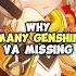 Why Many Genshin Voice Actors Missing