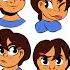 Frisk Character Expression Sheet Undertale