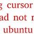 Ubuntu 3 Fix In 1 Blinking Cursor Black Screen Touchpad Not Moving Fix Change Ubuntu Kernel