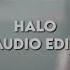 Halo Audio Edit