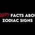 Creepy Facts About Zodiac Signs Pt 2 Zodiac Signs Shorts