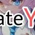 Nightcore Hate You Jim Yosef RIELL Lyrics