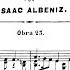 Isaac Albéniz Barcarola Op 23