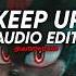 KEEP UP Odetari Shadow The Hedgehog Theme Edit Audio AudioWizard