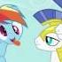 Rainbow Dash Tries Making The Guards Laugh