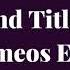Sascha Ende End Titles Romeos Erbe Extended Version