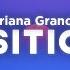 Ariana Grande Positions Clean Lyrics