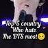 Top 5 Country Who Hate The BTS Most According To Google