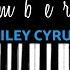 Miley Cyrus I Ll Always Remember You Karaoke LOWER KEY Slowed Acoustic Piano Instrumental Cover