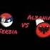 Serbia Vs Albania Countryballs Serbia Albania Mapping