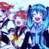 Vocaloid RUS Cover 5 People Chorus Birthday Song For Miku Original Lyrics HBD AnyMorgan