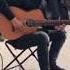 Spanish Guitar By Music Artist Costel At The Barcelona Cathedral