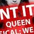 I Want It All QUEEN Karaoke Playback Backing Track Musical We Will Rock You