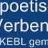 Die Poetischen Verben