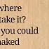 TEN Paint Me Naked Lyrics