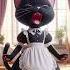 Cruel Black Cat Nanny Cat Cute Aiimages Aicat Catlover Sadcat Kitten Cutecats Ai