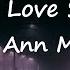 Ann Marie Favorite Love Song Lyrics