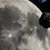 Two Asteroids Spotted Near Earth Realistic Space Scene Moon Asteroid Earth Space Exo
