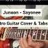 Junoon Sayonee Intro Guitar Cover Tabs Shorts Guitar
