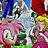 Sonic And Amy Vs Mario And Peach