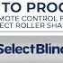 How To Program The Remote For Select Roller Shades SelectBlinds Com