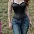 Ginger Ladies In The Country Wearing Corsets And Jeans Vol 5 Corsets Jeans Countryladies