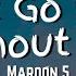 Maroon 5 Won T Go Home Without You Lyrics