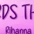 Rihanna Towards The Sun Lyrics