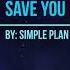 Save You Simple Plan Karaoke