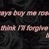 Lana Del Rey Roses Lyrics On Screen