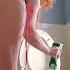 Cleaning My Bath In Shorts VERY HOT