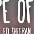 Ed Sheeran Shape Of You Lyrics