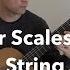 Lesson Major Scales With Open String Shifts For Classical Guitar