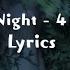 One More Night 4ЯR 4RR Lyrics