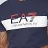 Studio Emporio Armani EA7 Navy Colour Block T Shirt Studio Mensfashion EA7