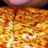 ASMR LITTLE CAESARS CHEESE PIZZA WITH RANCH SAUCE BIG BITES EATING SHOW MOUTH SOUNDS JERRY MUKBANG