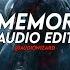 Fainted X Memory Reboot Mashup VØJ Narvent Edit Audio AudioWizard