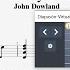 Melancholy Galliard John Dowland Guitar TAB